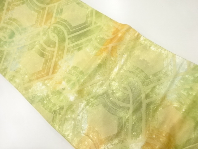 JAPANESE KIMONO / ANTIQUE FUKURO OBI / SILK / WOVEN MESH